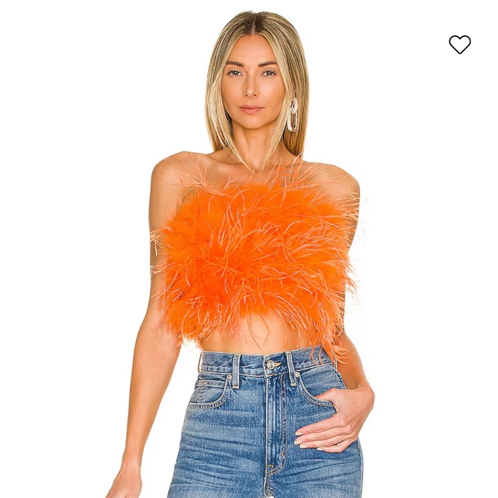 LAMARQUE FEATHER TOP
